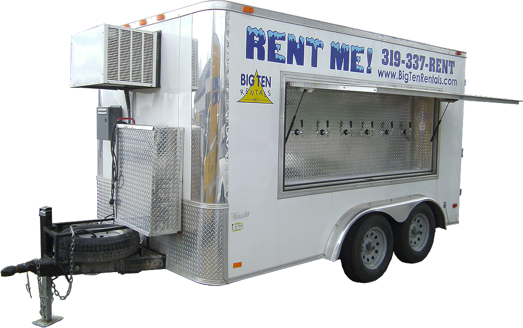 It Accommodates Up To 30 Kegs And 6 Different Beer - Beer Keg Trucks (1020x640), Png Download