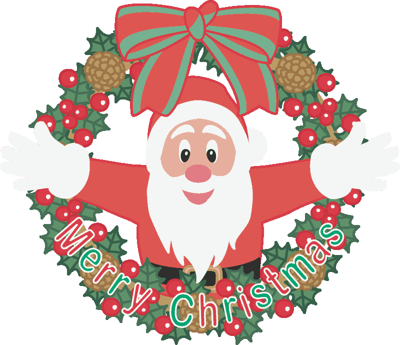 Input Christmas Wreath 2 (800x690), Png Download