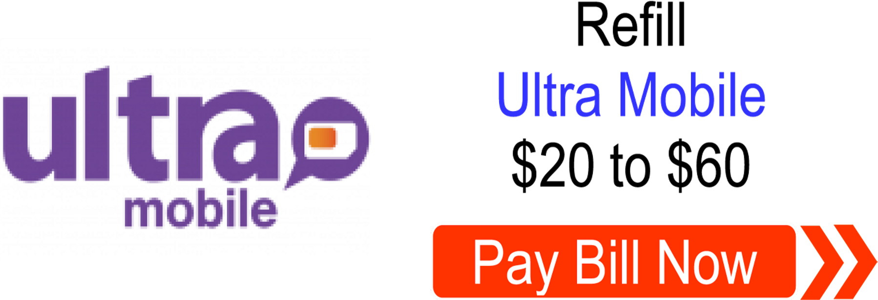 Ultra Mobile Logo Png - Ultra Mobile (1809x650), Png Download