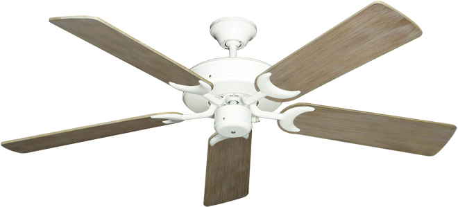 Picture Of Patio Fan Pure White With 52" Driftwood - Ceiling Fan (800x392), Png Download
