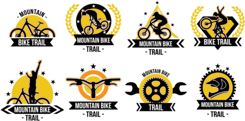 Free Png Download Ciclismo Logo Vector Png Images Background - Bicycle Logo Vector (850x422), Png Download