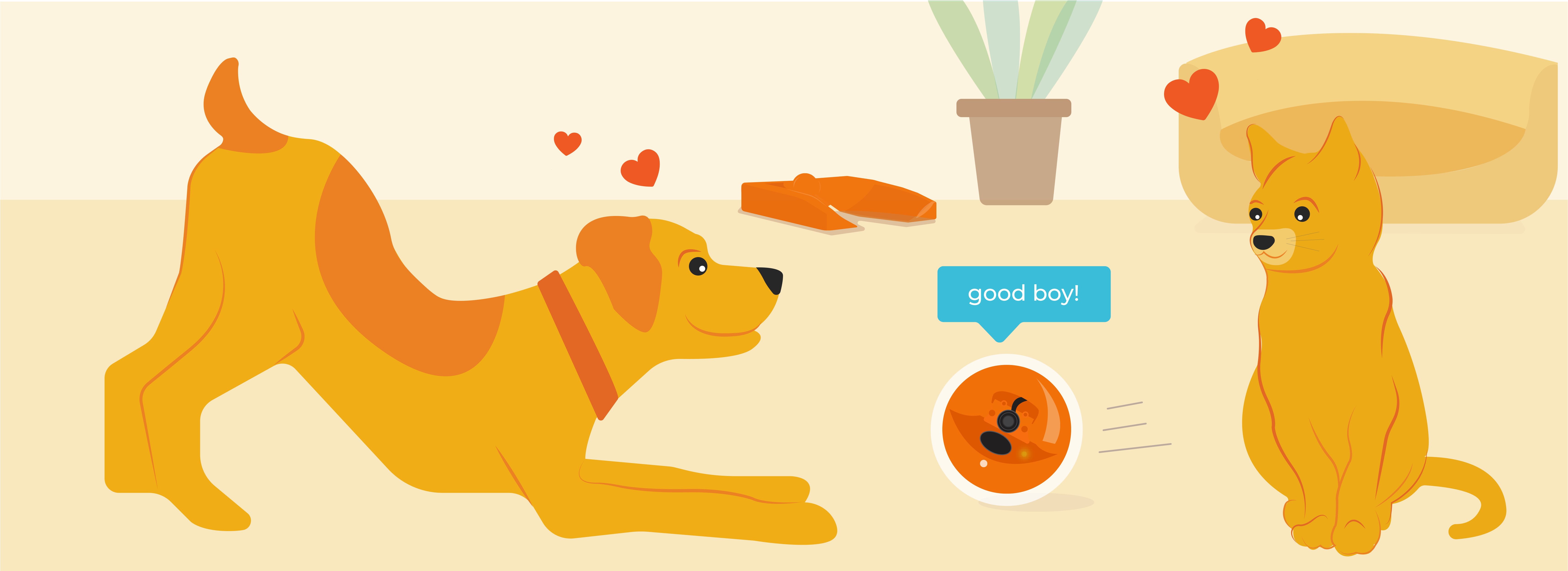 Playdate Play With Your Pet Dog Or Cat Anytime Anywhere - Dog Licks (6866x2516), Png Download
