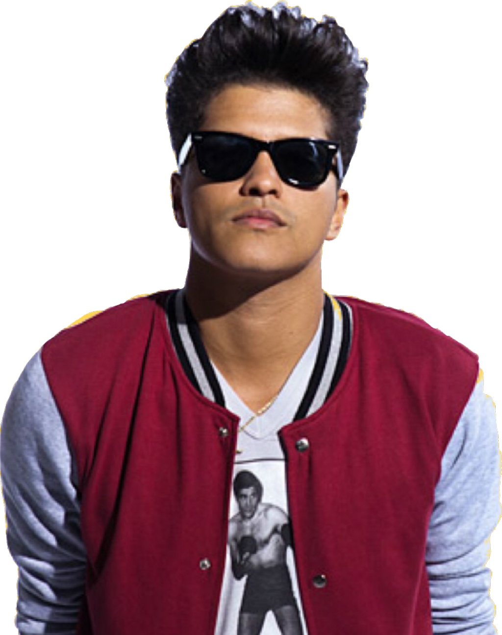 Report Abuse - Bruno Mars E Michael Jackson (1024x1295), Png Download