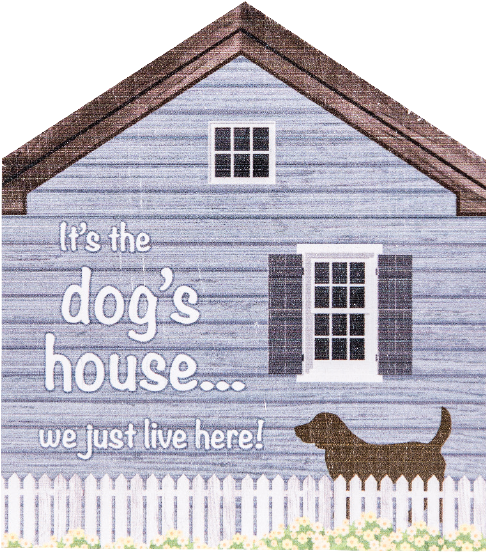 Medium Rustic House Sign - Companion Dog (800x600), Png Download