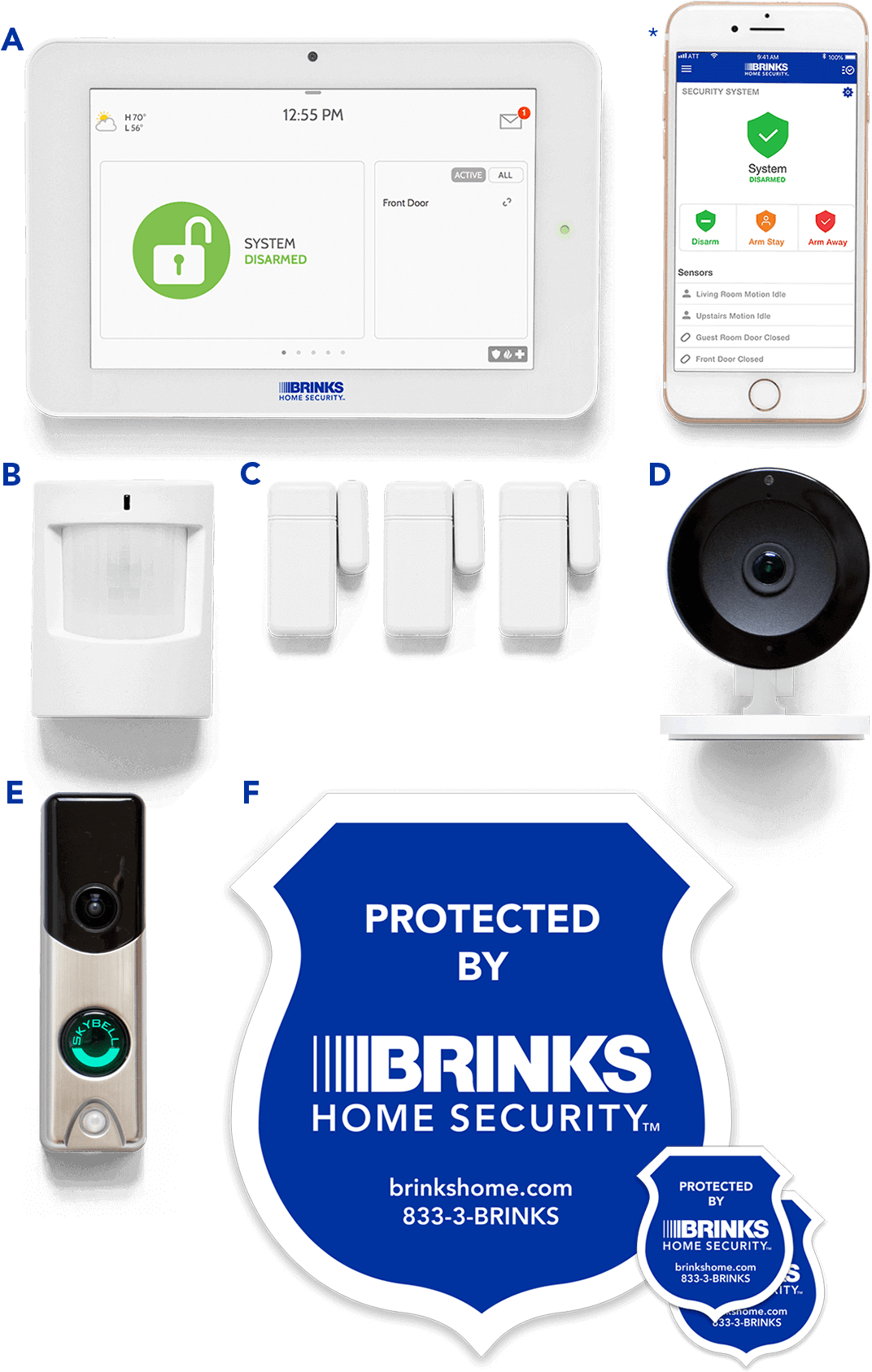 Download Brinks Home Security Smart Phone App PNG Image with No