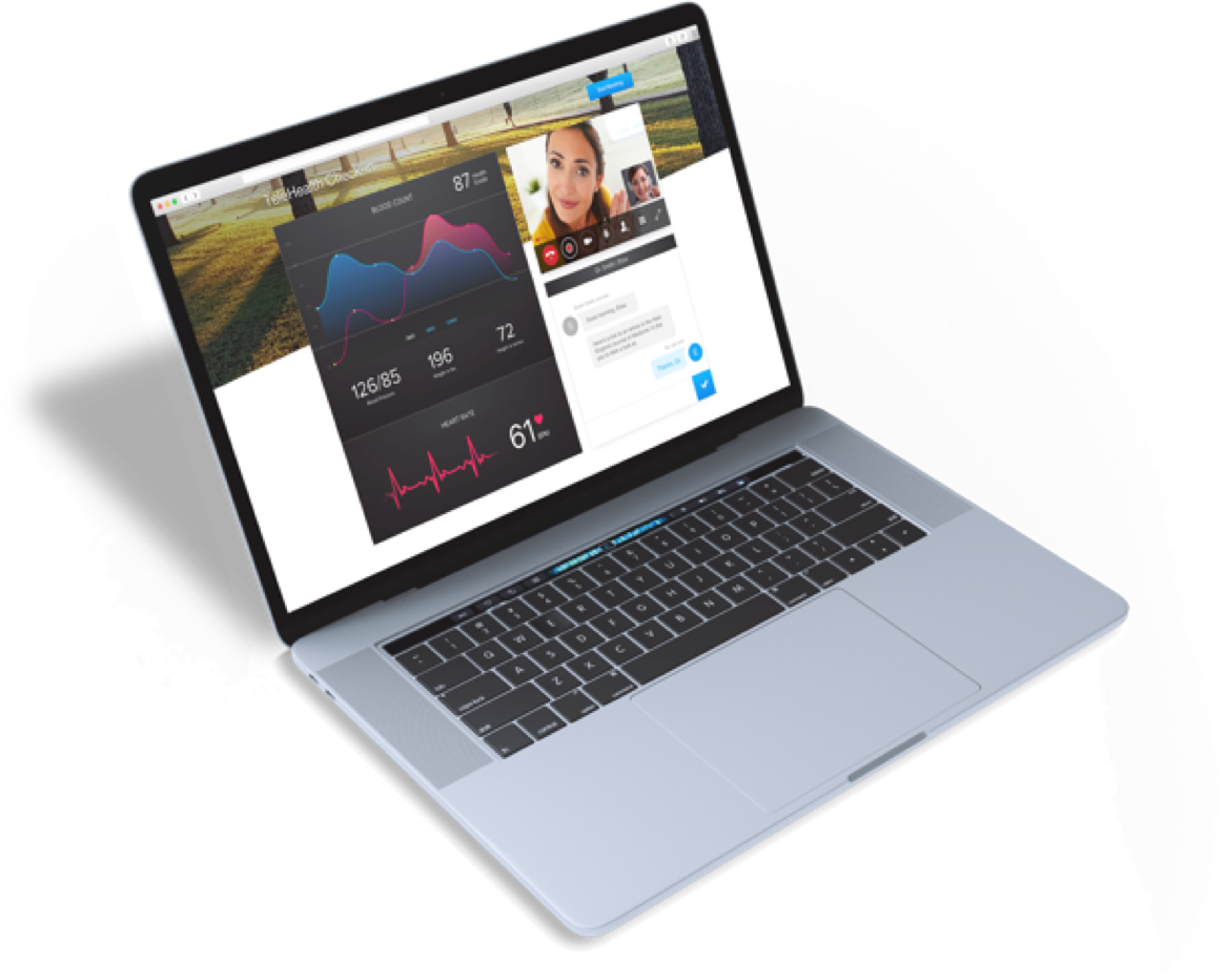 Telehealth - Design (1166x932), Png Download