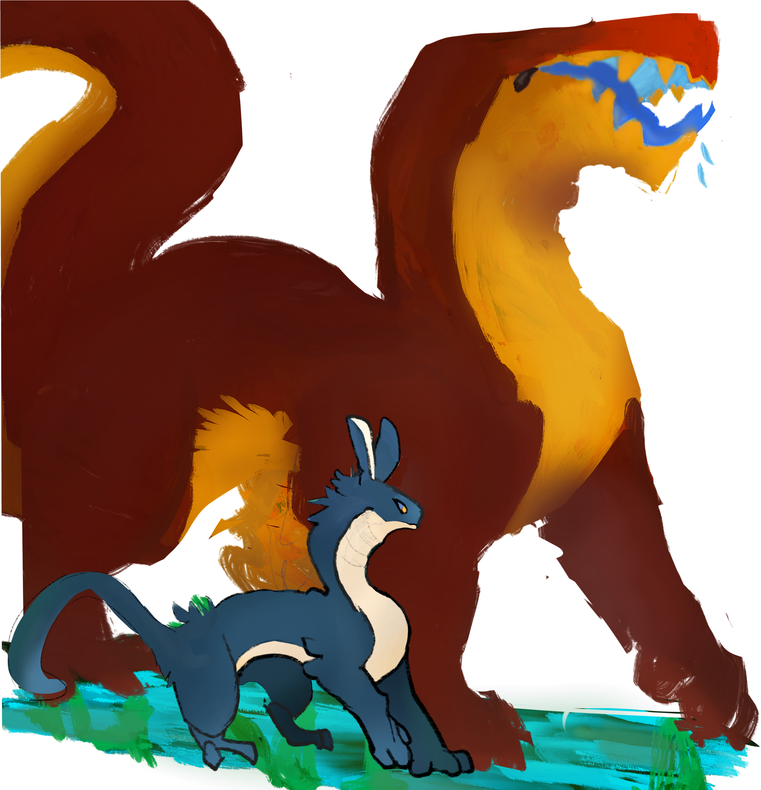 Big Gay Monsters (2624x2676), Png Download