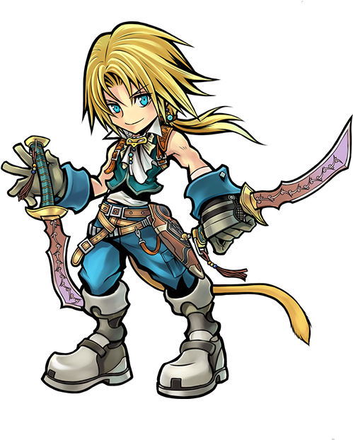 Dissidia Opera Omnia Zidane (610x735), Png Download