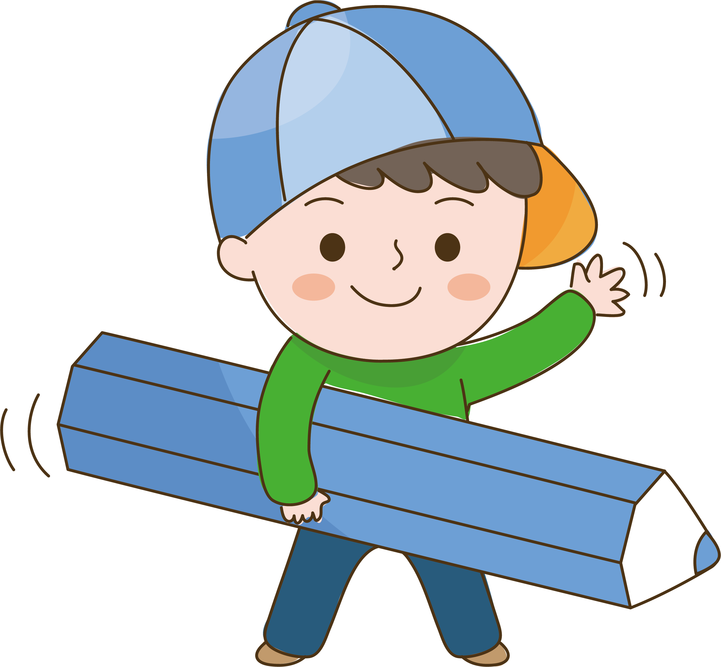 2424 X 2241 6 - Cartoon Picture A Pencil (2424x2241), Png Download