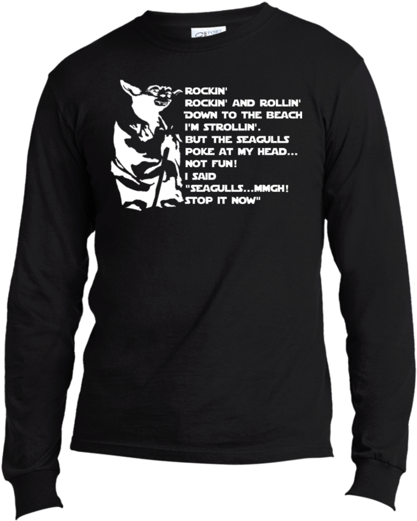 Wow0821240209blcljlllml - Yoda Seagull T Shirt (1024x1024), Png Download