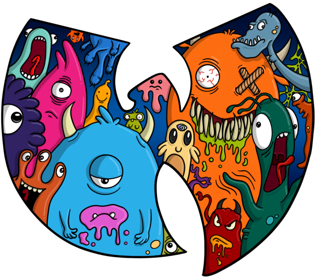 Wu Tang Monster Logo - Cartoon (800x600), Png Download
