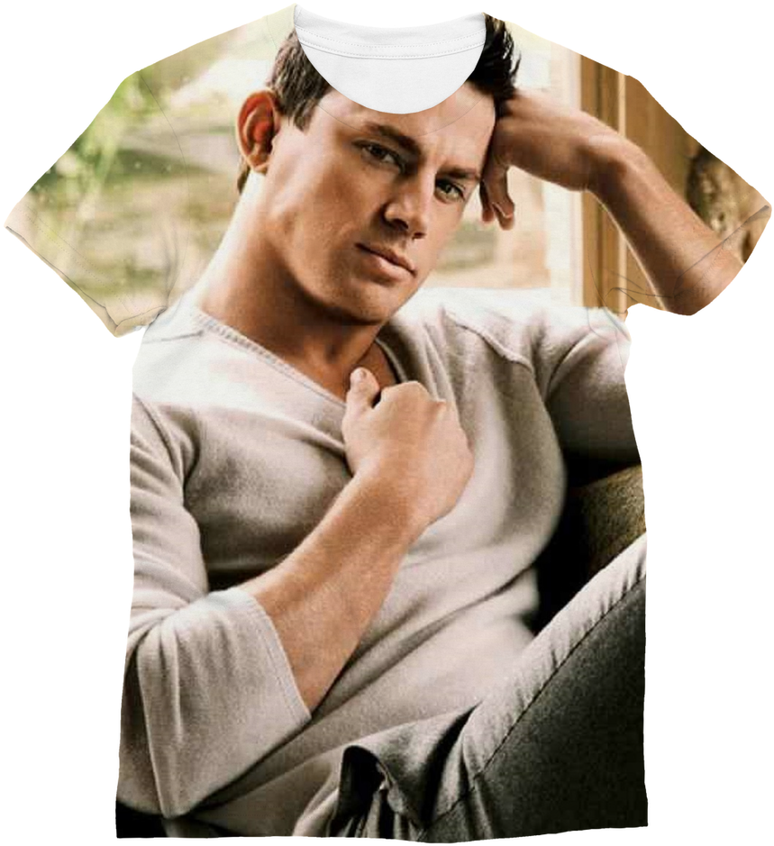 Channing Tatum ﻿classic Sublimation Women's T-shirt - Channing Tatum Sexy 2017 (1024x1024), Png Download