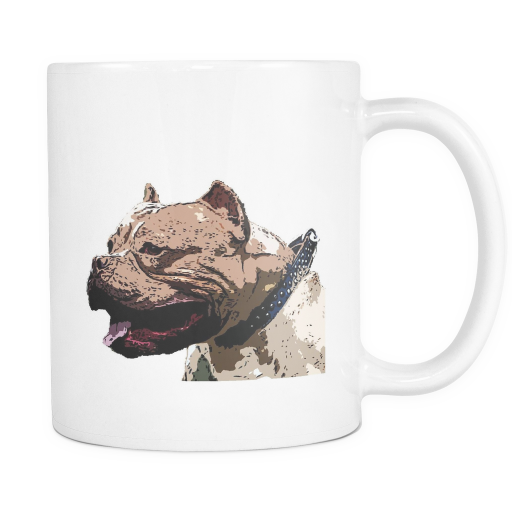 Pitbull Dog Mugs & Coffee Cups - American Pit Bull Terrier (1024x1024), Png Download