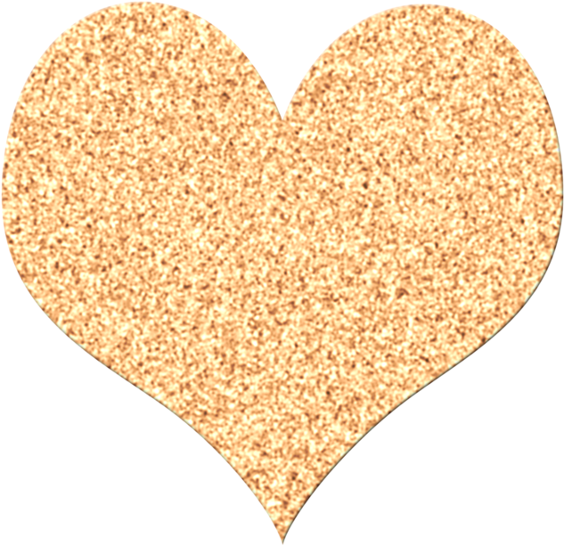❣hearts❣ ‿✿⁀♡♥♡❤ - Transparent Background Gold Glitter Heart (793x800), Png Download