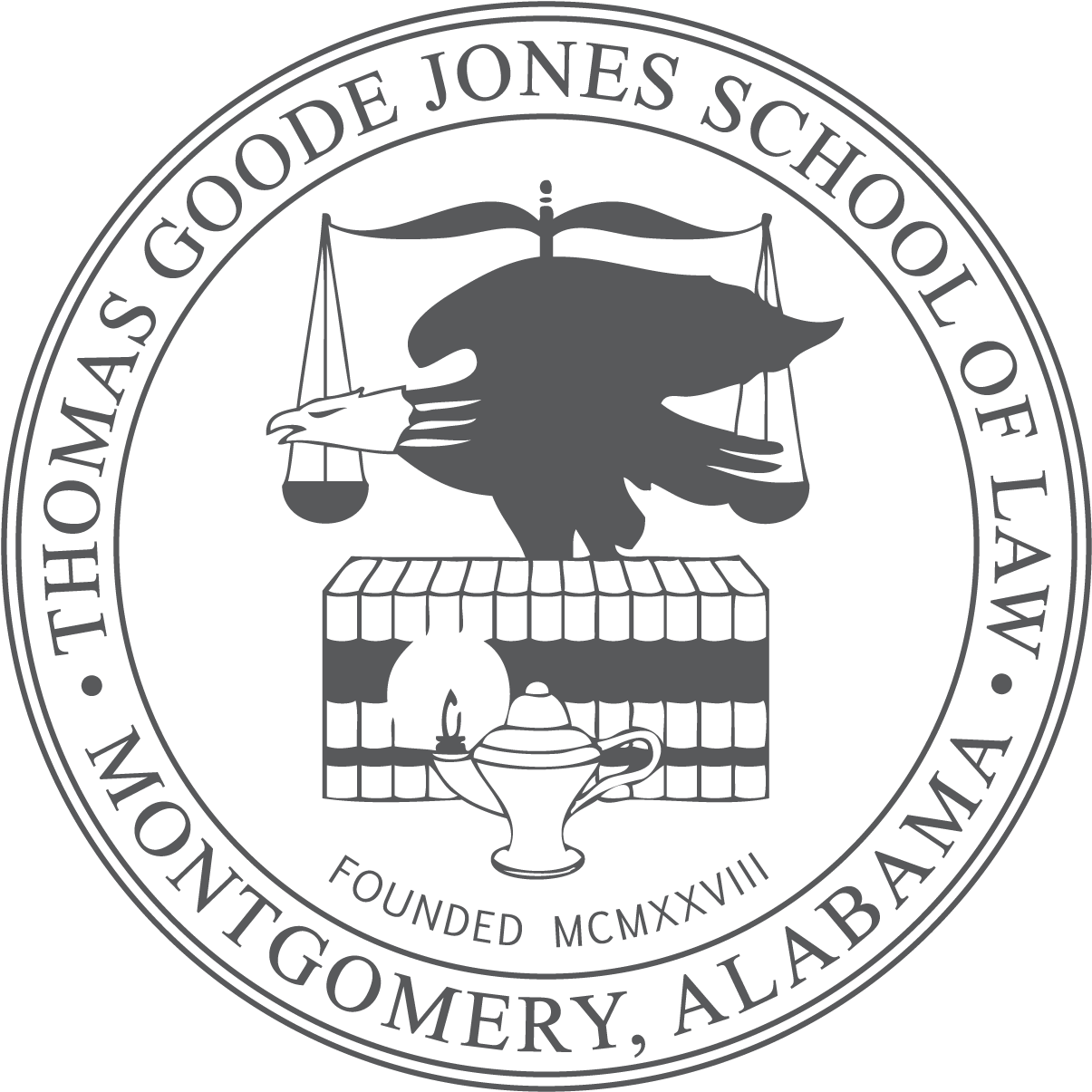 Thomas Goode Jones School Of Law Seal - Illustration (1268x1268), Png Download