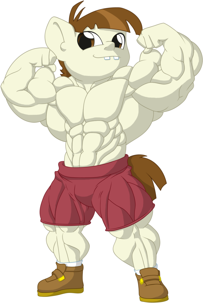 Jpg Free Library Muscles Clipart Male - Cartoon (749x1066), Png Download