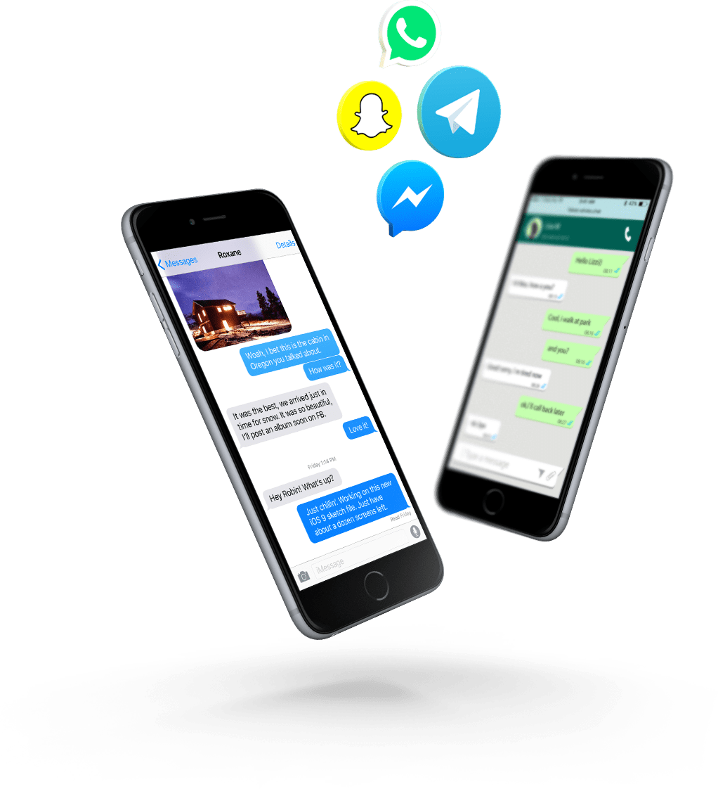 Think Of 'typing' Status On The Speech Bubble And Connected - Facebook Messenger (1022x1122), Png Download