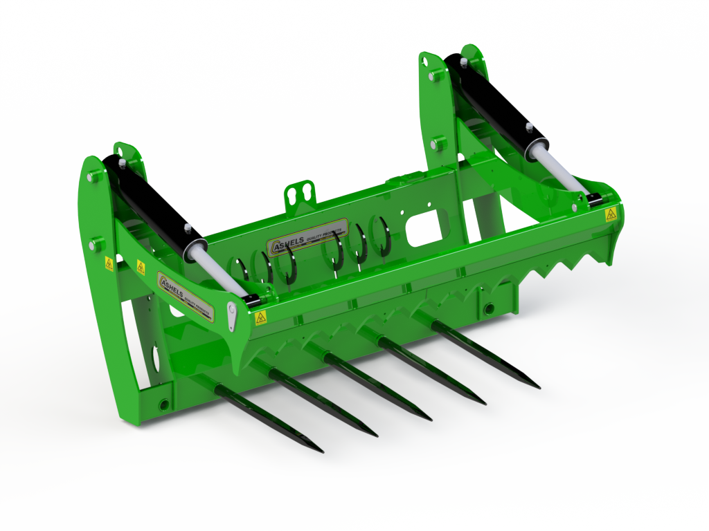 The Patented Bale Cutter & Film Catcher From Cashels - Machine (1024x768), Png Download