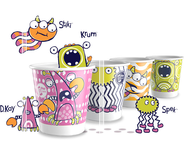 Svg Black And White Stock Dixie Cups With Interactive - Cartoon (738x665), Png Download