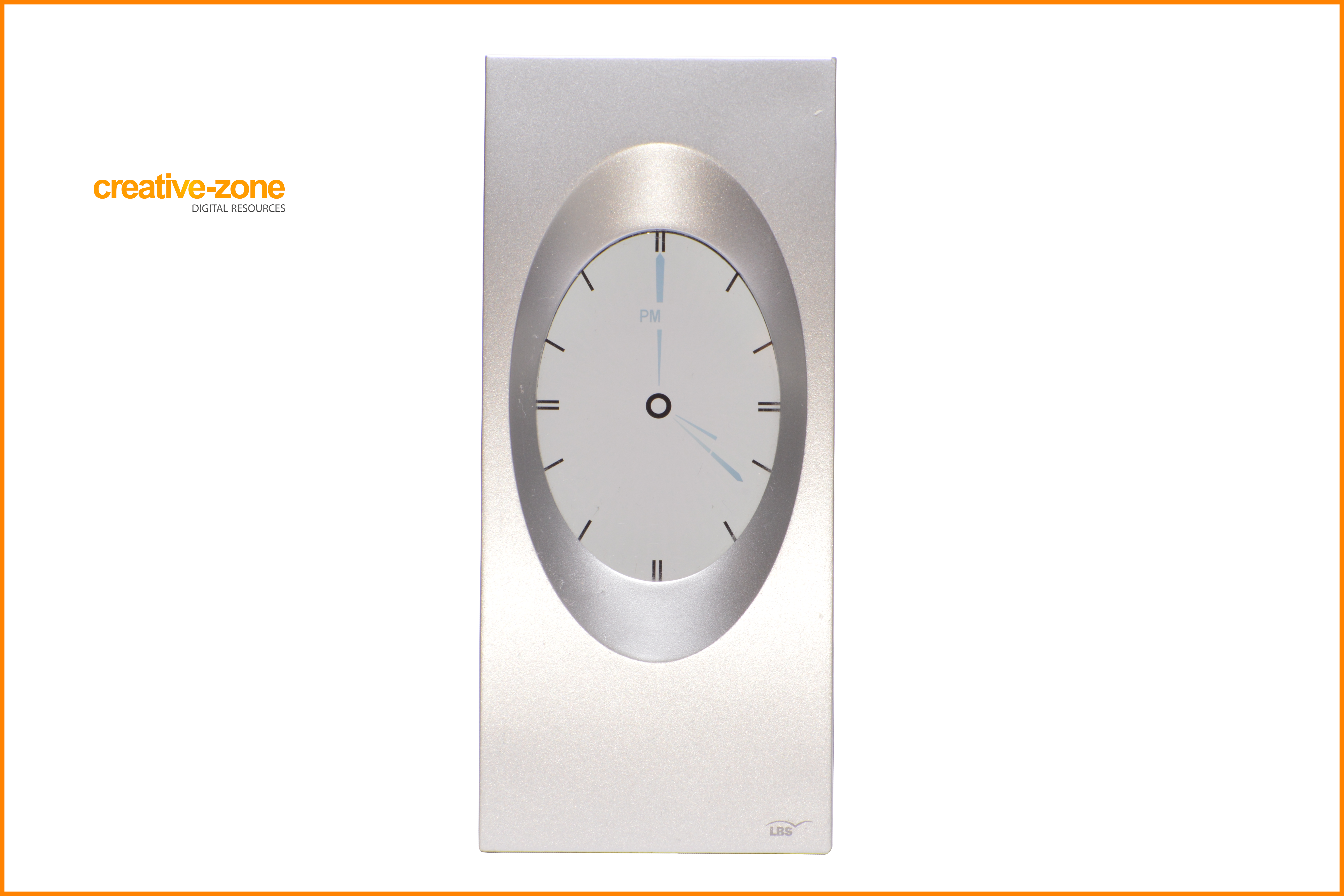 Lbs Digital Table Clock, Plastic Housing, Silver Metallic, - Circle (6030x4020), Png Download