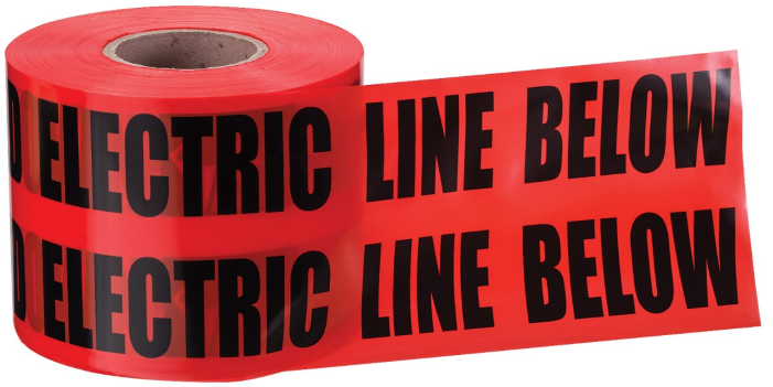Detectable Underground "caution Buried Electric Line\ - Beauty Is In The Eye (700x560), Png Download