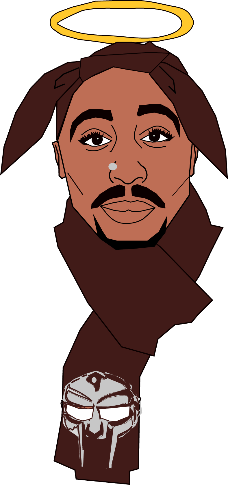 David Bromstad Chest Tattoo Png 2016 David Bromstad - Cartoon (789x1680), Png Download