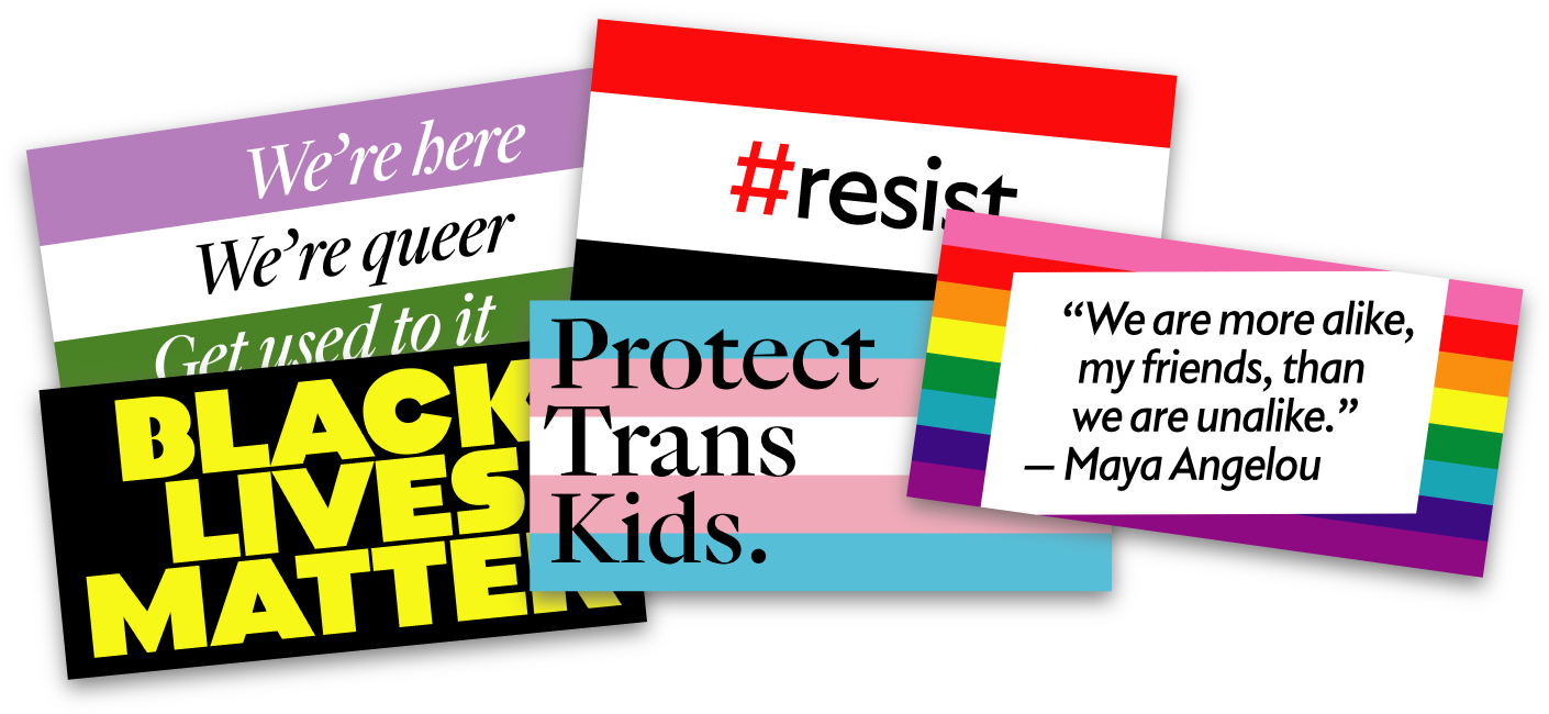 Five Banners Designed For The Oslo Pride Parade - Graphic Design (1440x729), Png Download