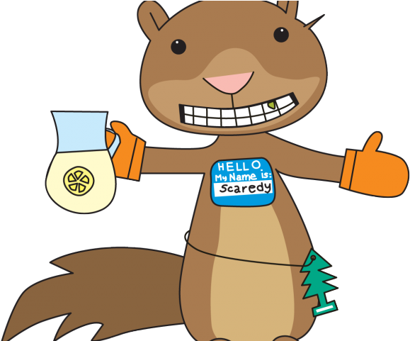 Scaredy Squirrel Cliparts - Scaredy Squirrel White Background (640x480), Png Download