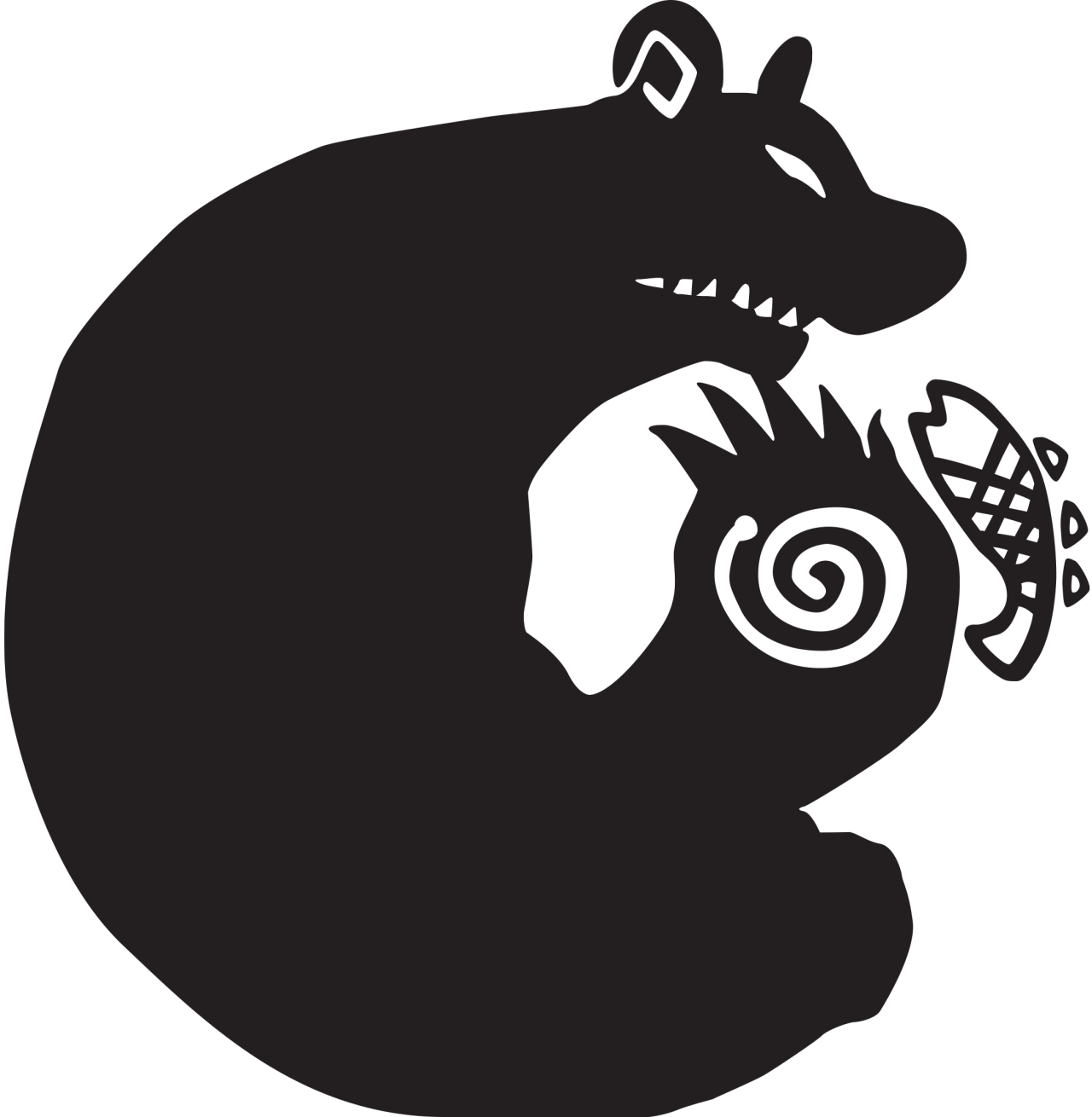 Black Squirrel Cliparts - Seven Deadly Sins King Symbol (1280x1310), Png Download