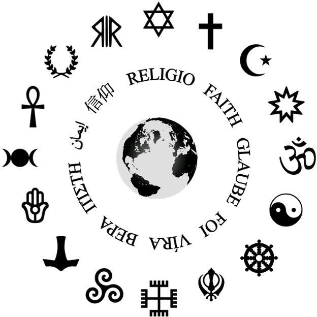 Credit - Religious Symbols (640x640), Png Download