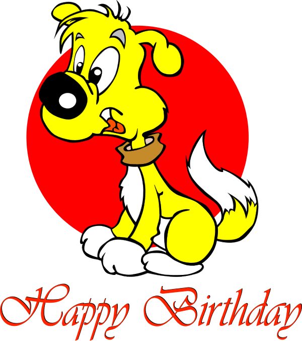600 X 676 8 - Happy Birthday Cartoon Wishes (600x676), Png Download