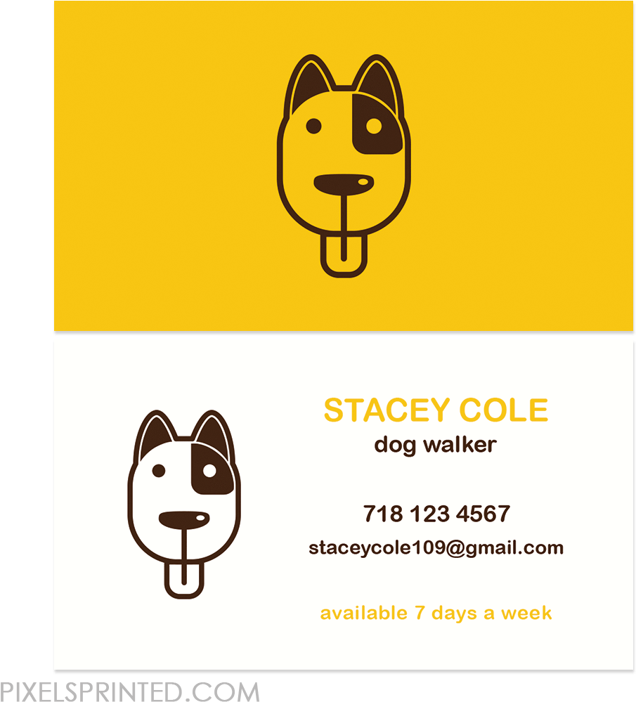 Dog Walker Cards, Dog Sitter Cards, Dog Sitting Cards, - Cartoon (1024x1024), Png Download
