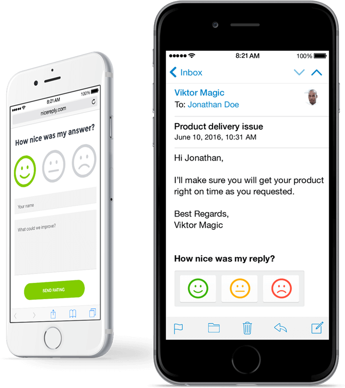 Make Customers Happy - Customer Experience Survey On Cell Phone (680x756), Png Download