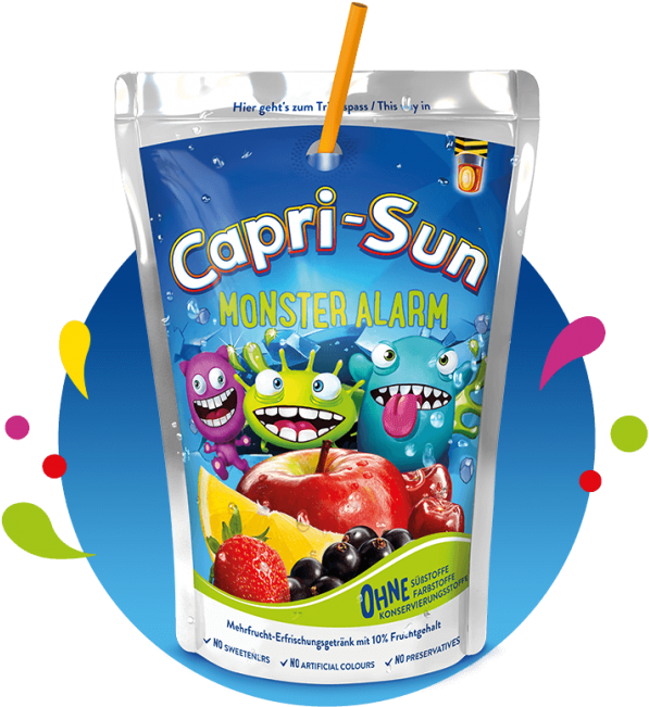 Capri Sonne Monster Alarm (650x650), Png Download