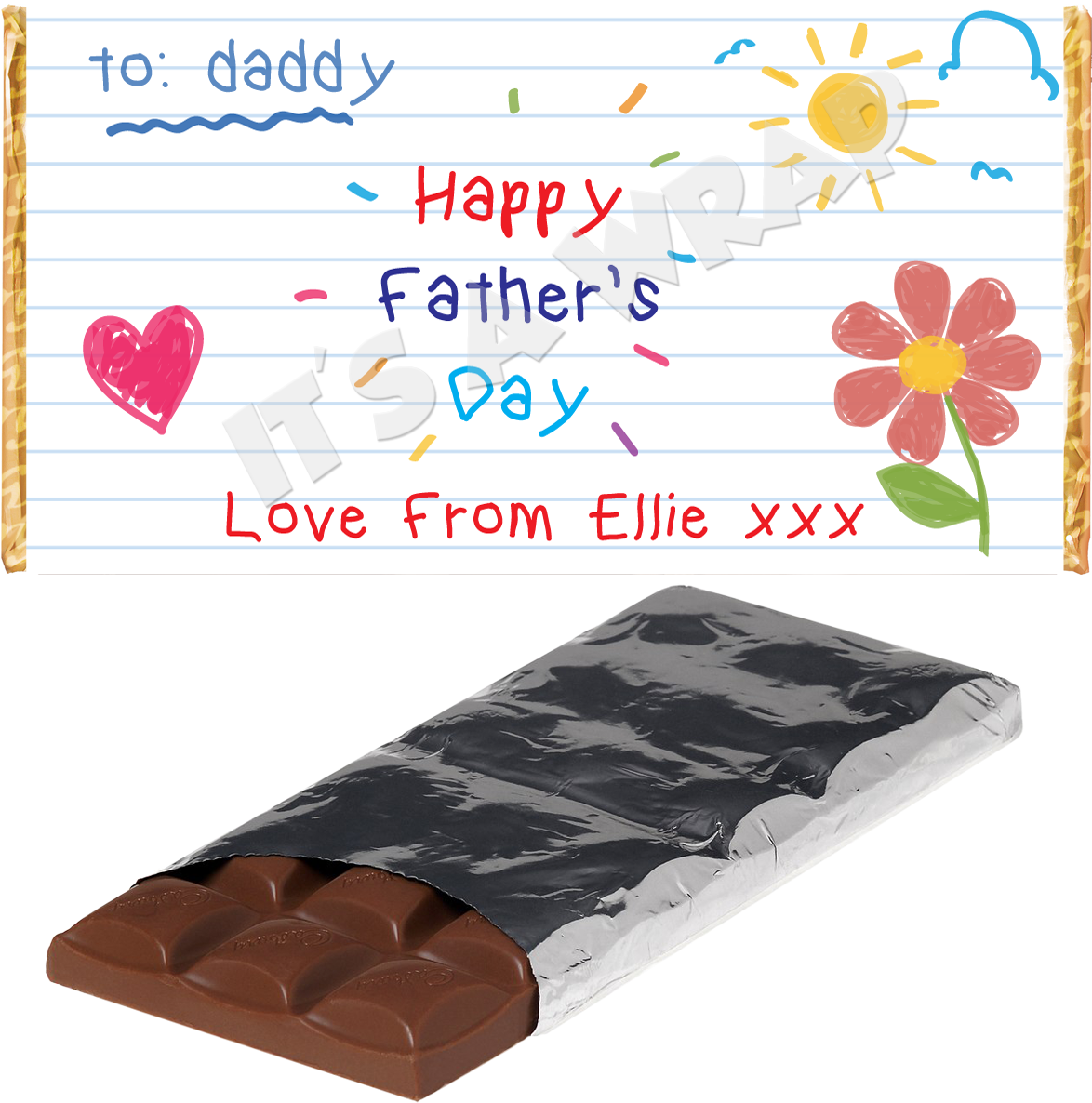 Happy Fathers Day - Cadbury Dairy Milk (1200x1200), Png Download