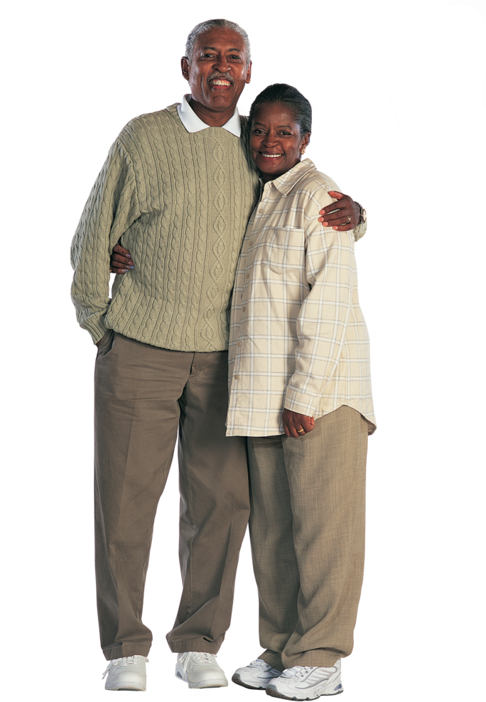 Photo Couple Elders Zpsdw2q0tkp - Standing (683x1024), Png Download