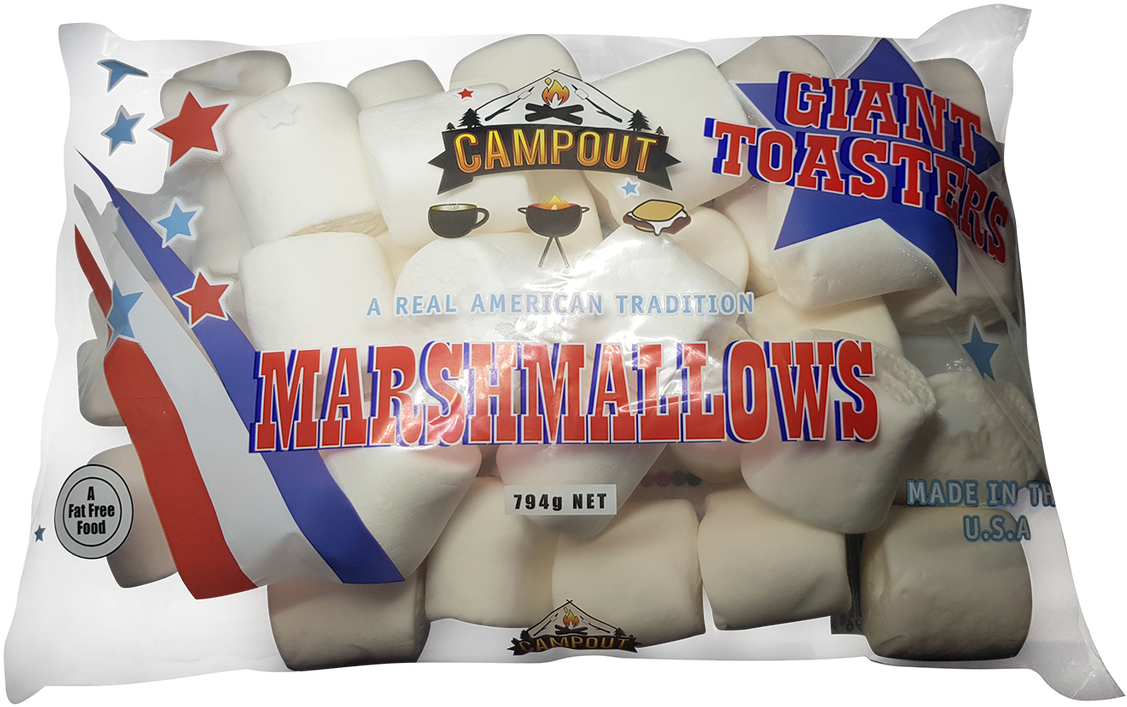 Campout Marshmallows - Cushion (1280x720), Png Download