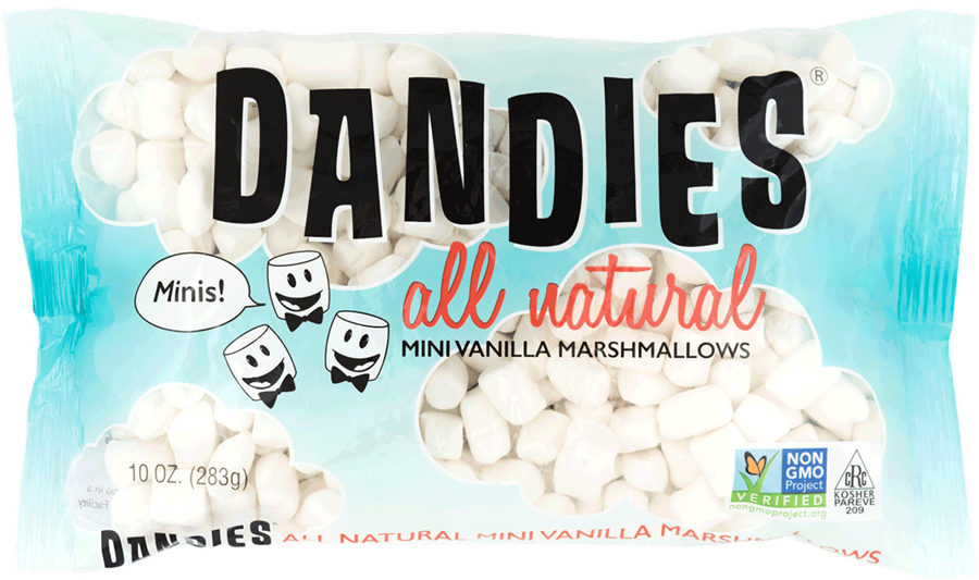 Marshmallows Png - Dandies Mini Vegan Marshmallows (900x533), Png Download