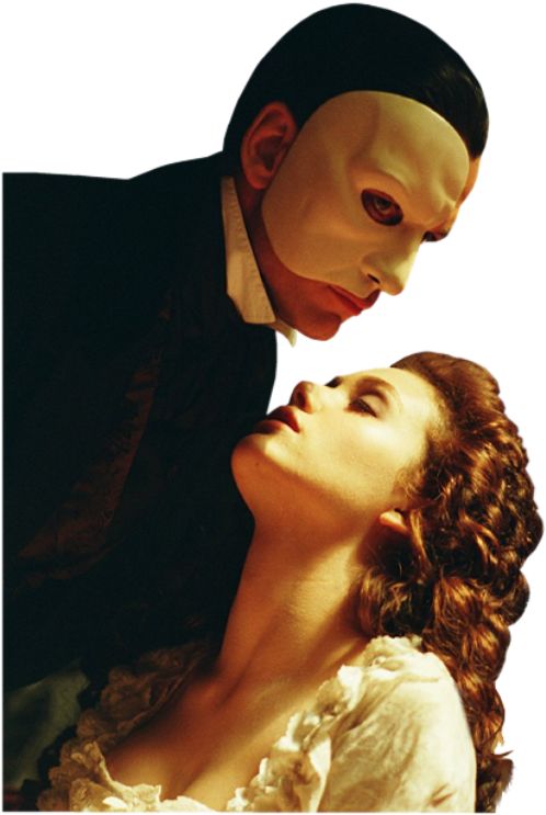 Pour Vos Creations St Valentin Tubes Couples Png - Phantom Of The Opera And Christine (549x800), Png Download