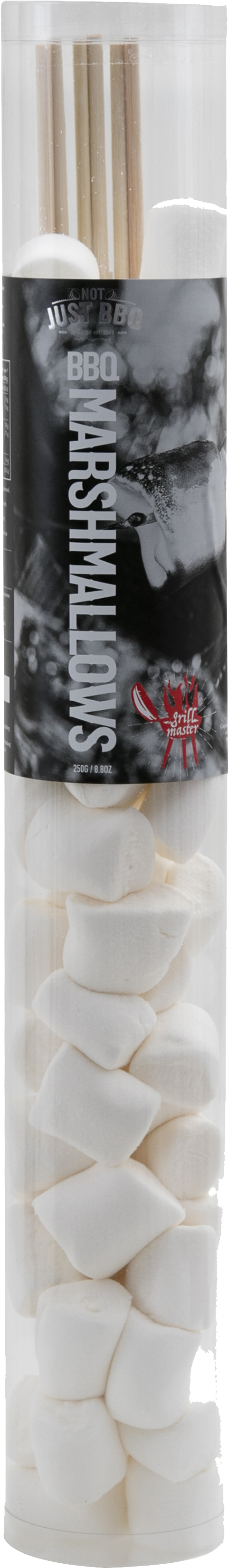 Marshmallow Tube White - Bbq Marshmallows Koker (4043x4043), Png Download