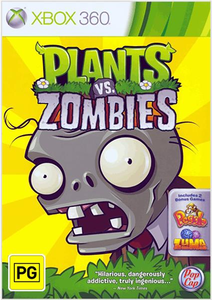Plants Vs Zombies Xbox 360 (600x600), Png Download