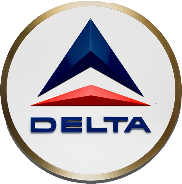 Delta Airlines Phone Number - Delta Airlines 1991 Logo (668x647), Png Download