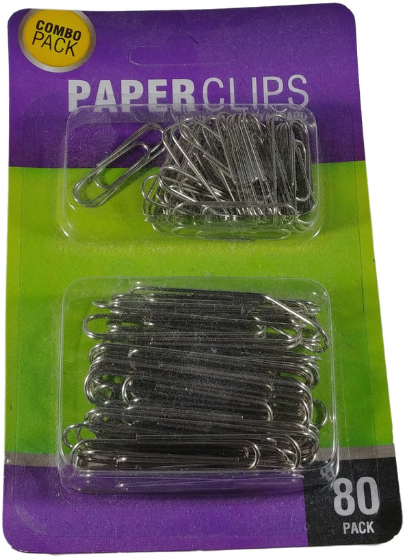 Paper Clip Combo Pack Jumbo And Standard Size - Rotary Tool (961x1280), Png Download