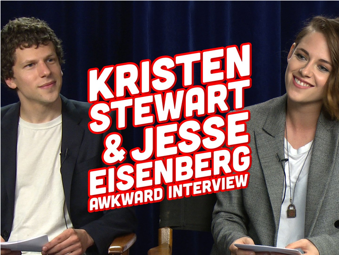 Kristen Stewart And Jesse Eisenberg& - Event (896x504), Png Download