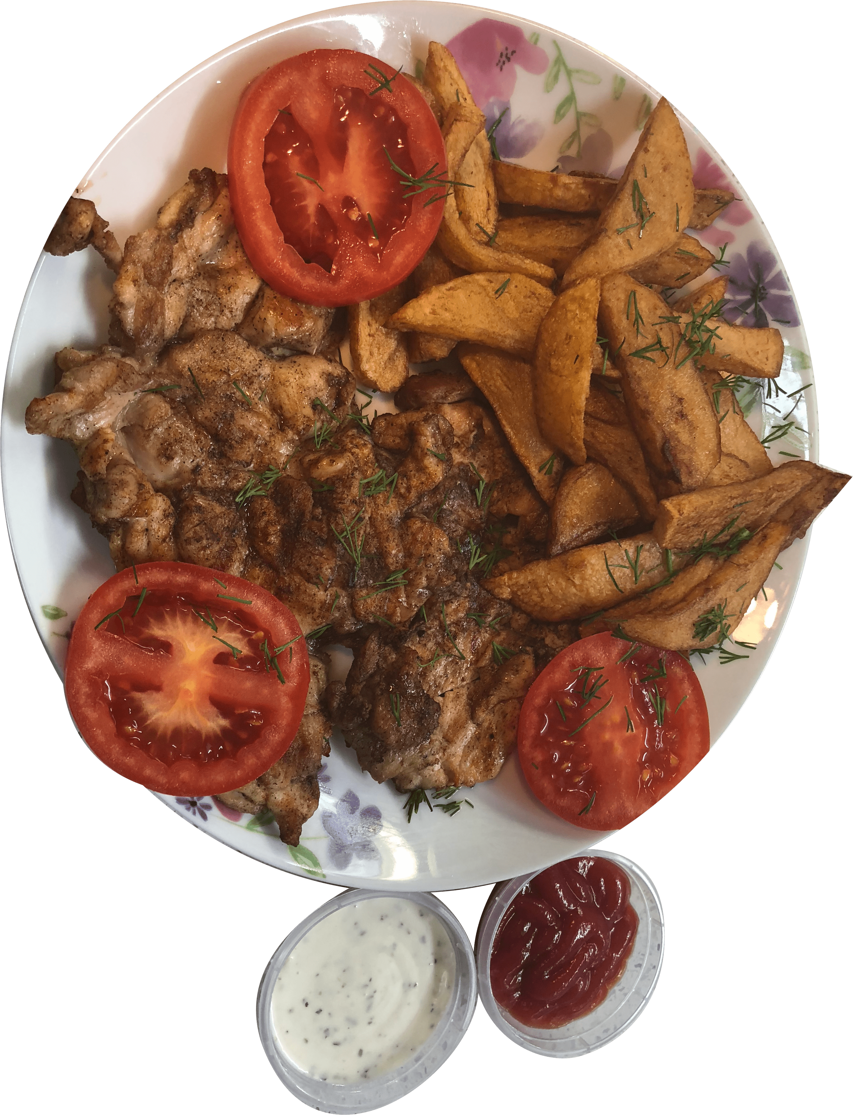 Fried Chicken Thighs - Meze (3024x4032), Png Download