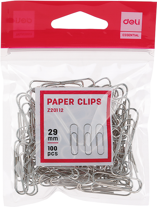 Ez20112 Paper Clips 29mm (800x800), Png Download