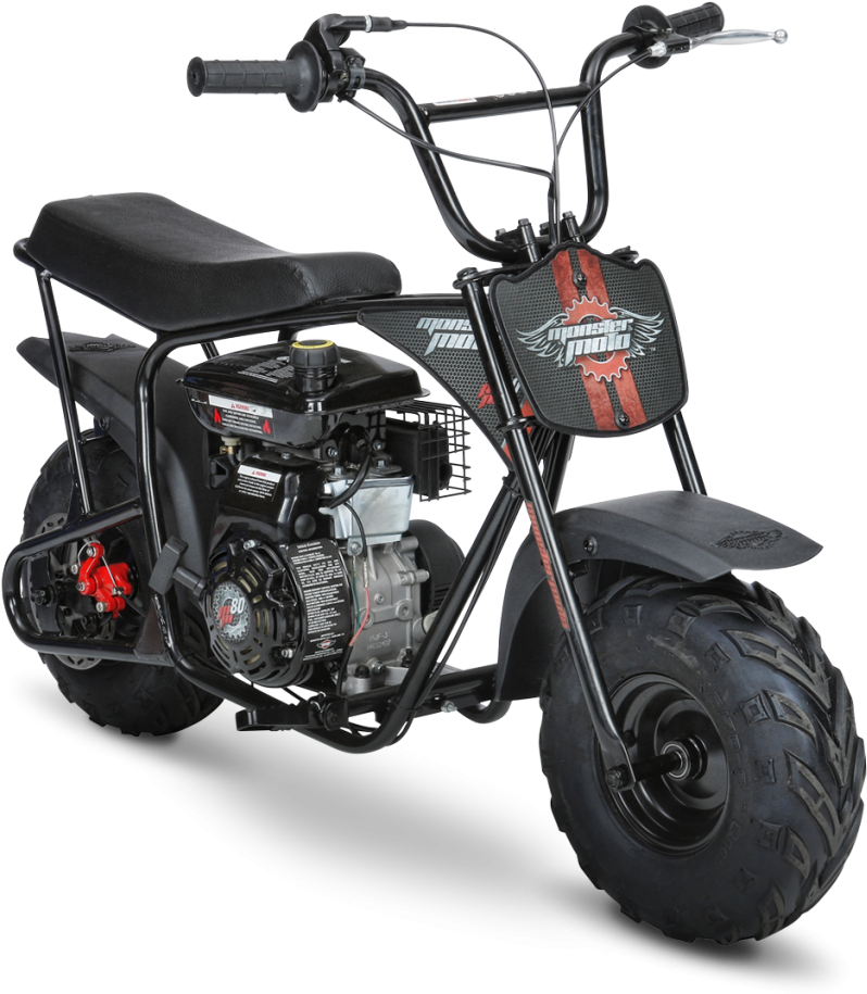 Mini Bike 80cc - Monster Moto Muddy Girl Mini Bike (1024x1004), Png Download