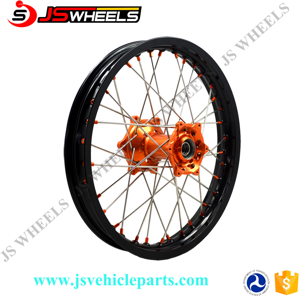 Sxf Exc Sx85/65/50 Motor Bike Spoked Wheels Dirt Bike - Jante 17 Pouce Rouge Moto (1000x1000), Png Download