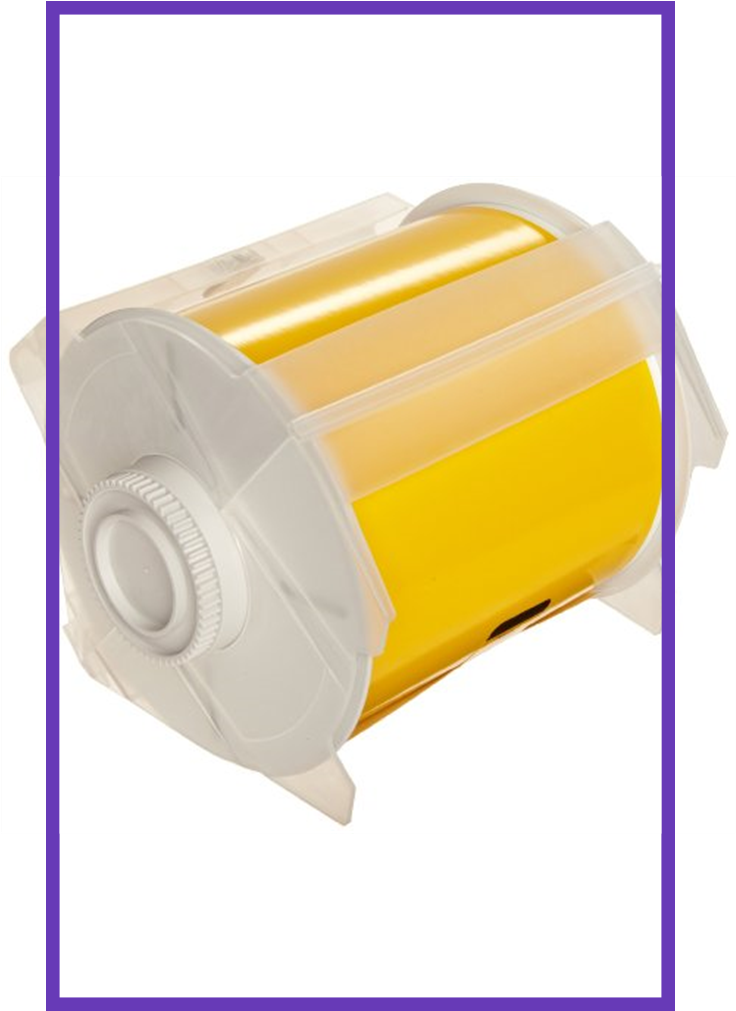Brady High Adhesion Vinyl Label Tape Yellow Vinyl Film - Paper (735x1100), Png Download