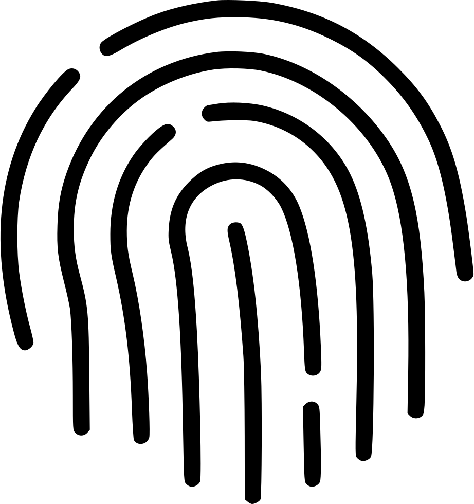 Png File Svg - Icon Fingerprint Svg (922x980), Png Download